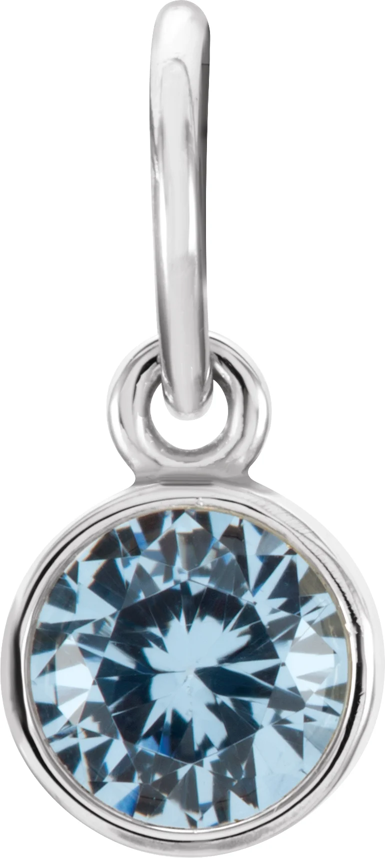 Posh Mommy® Imitation Birthstone Charm/Pendant