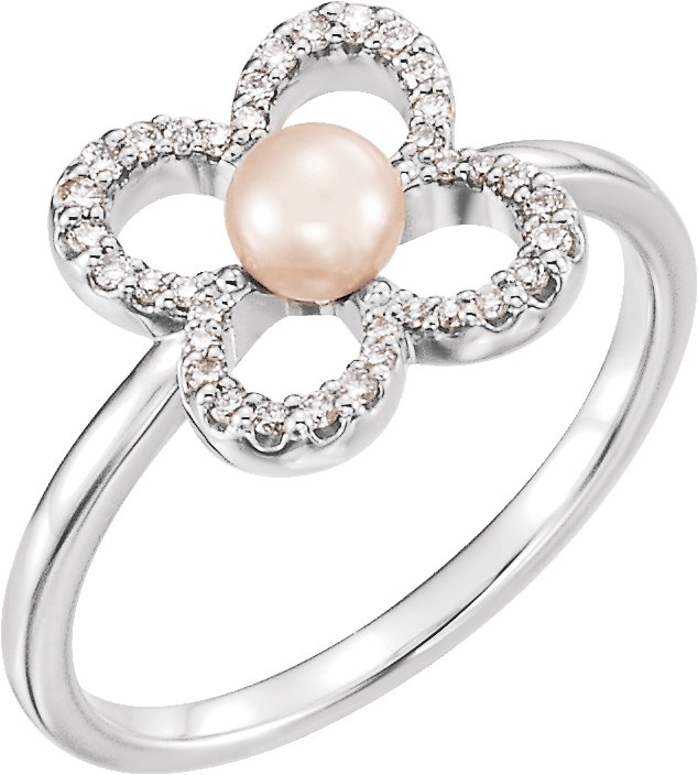 Pearl Clover Ring