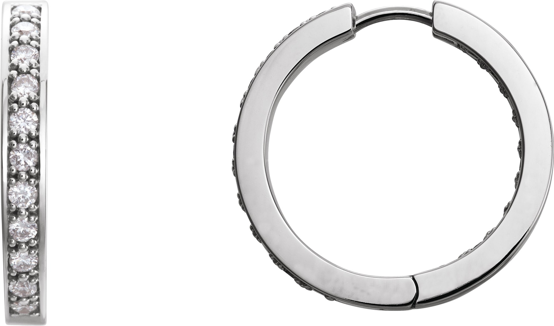 Inside-Outside Hoop Earrings