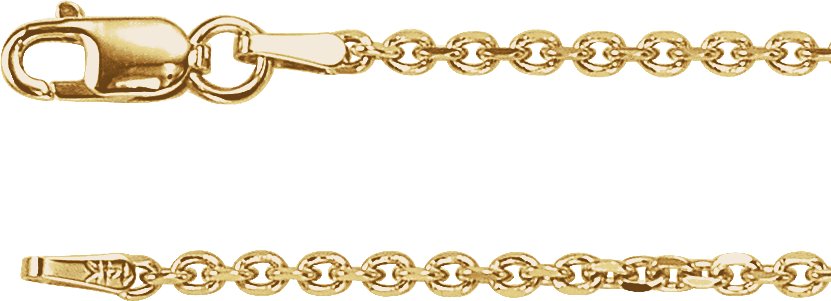 1.75 mm Diamond-Cut Cable Chain