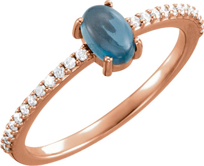 Accented Cabochon Ring
