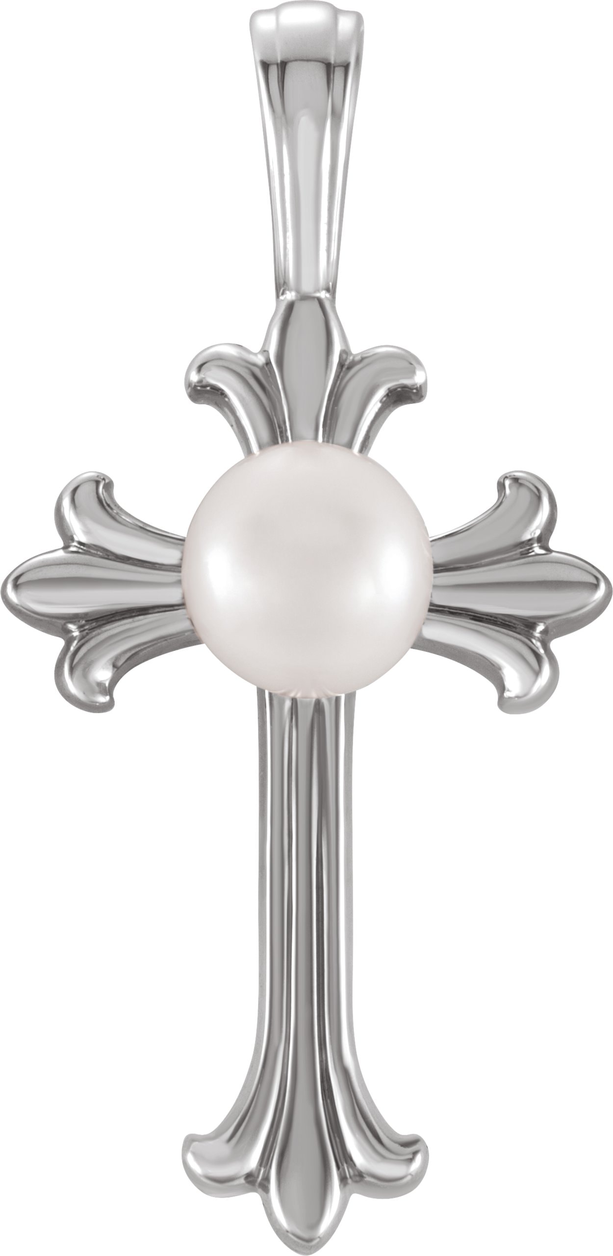 Pearl Cross Pendant