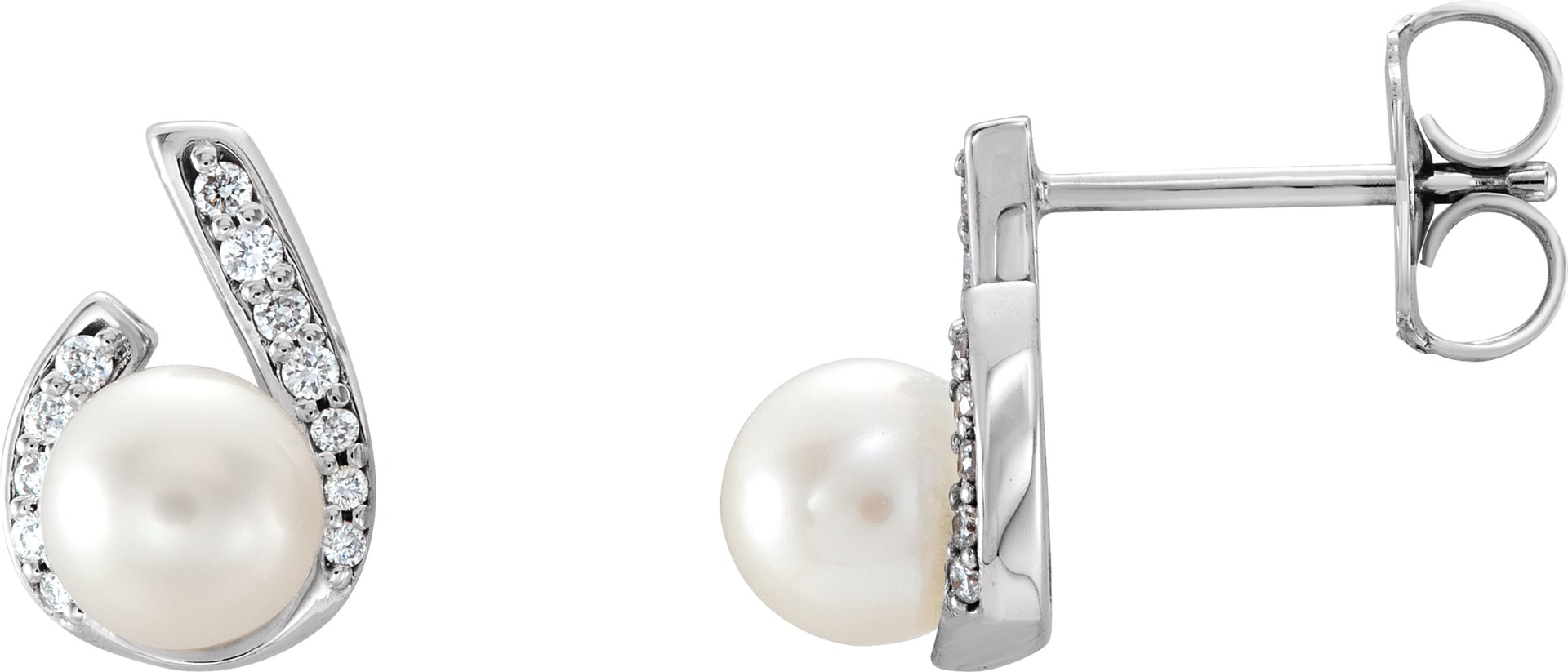 Accented Pearl Earrings