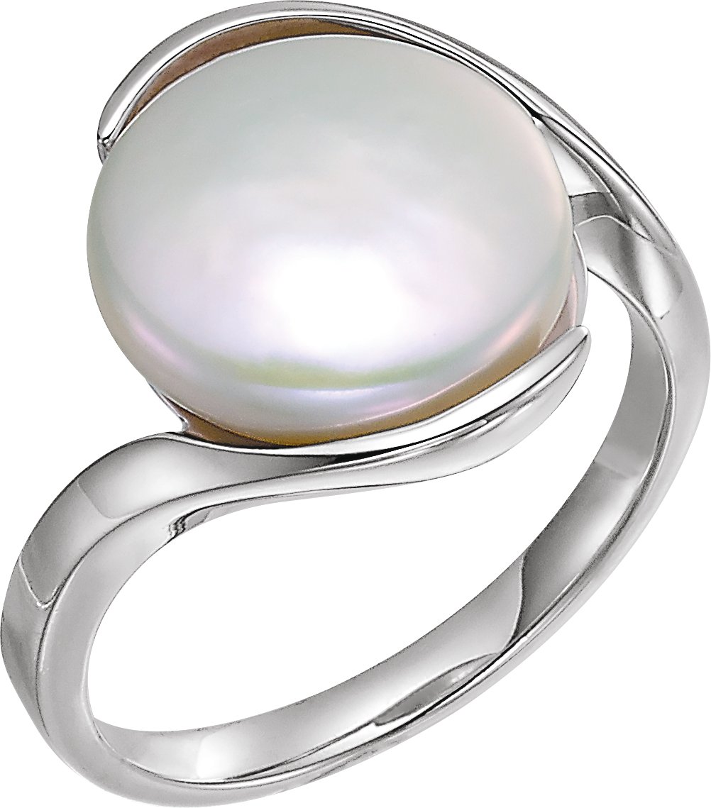Coin Pearl Ring