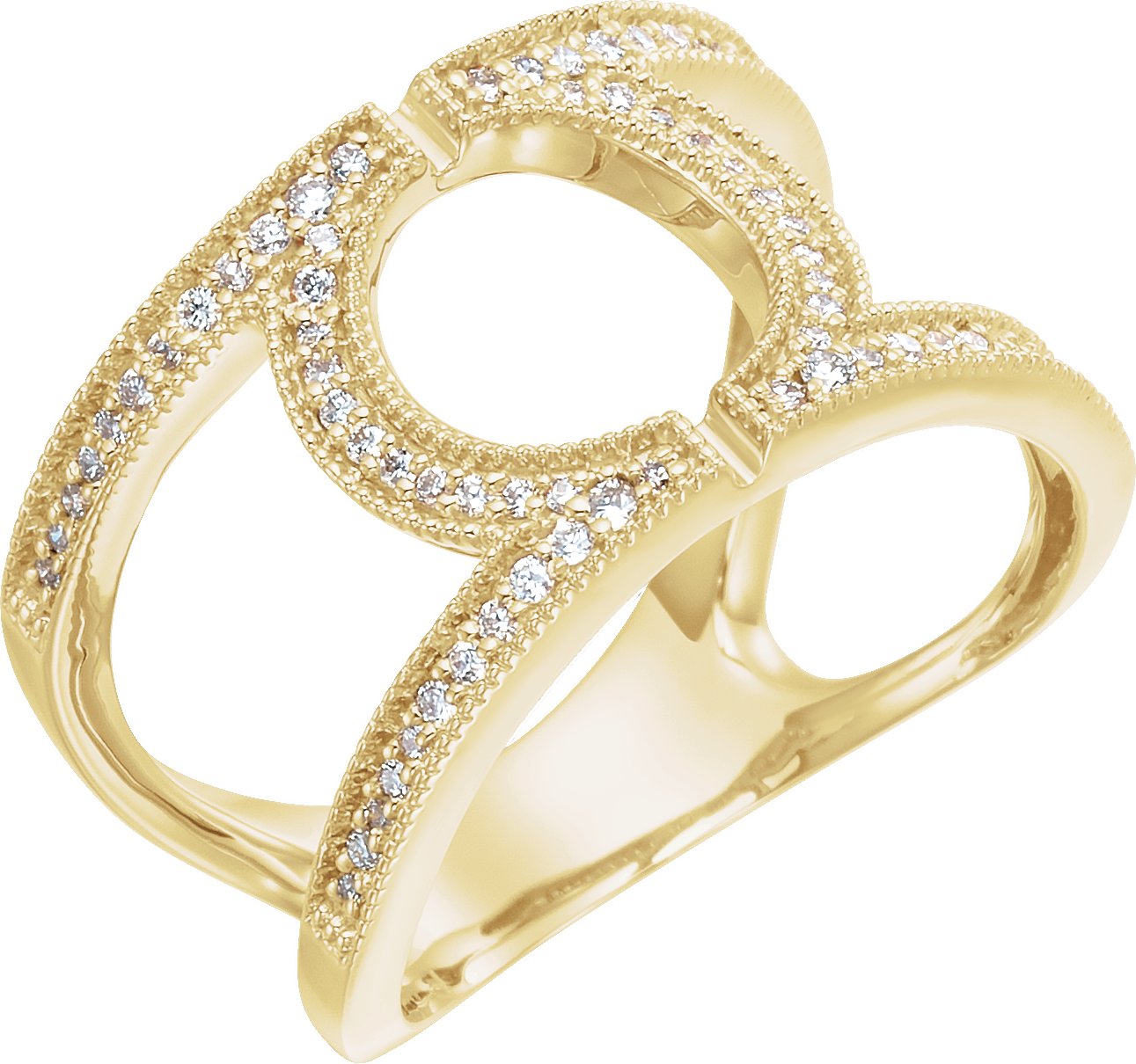 Accented Geometric Ring