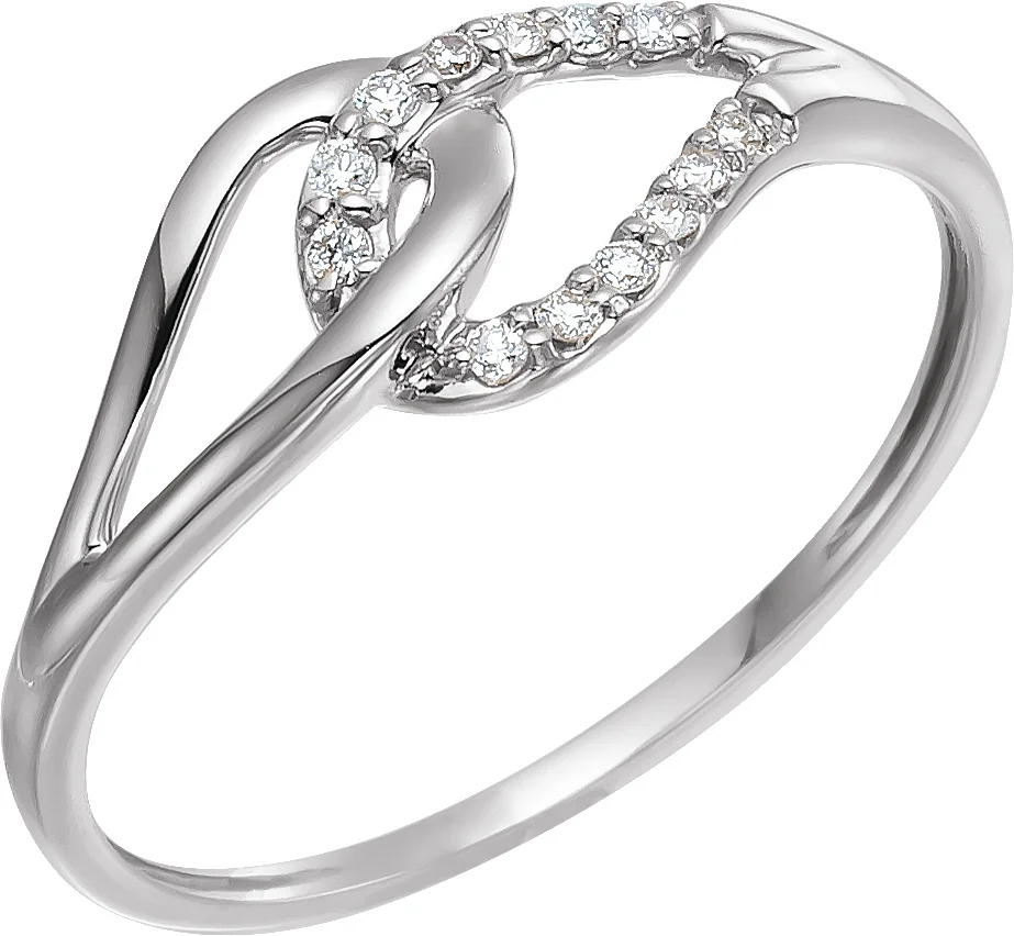Accented Interlocking Ring