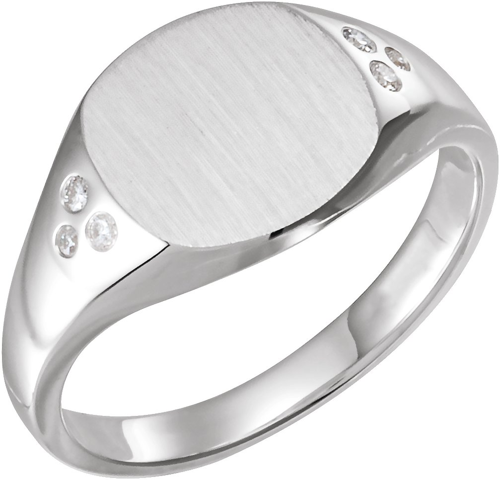 Engravable Square Signet Ring