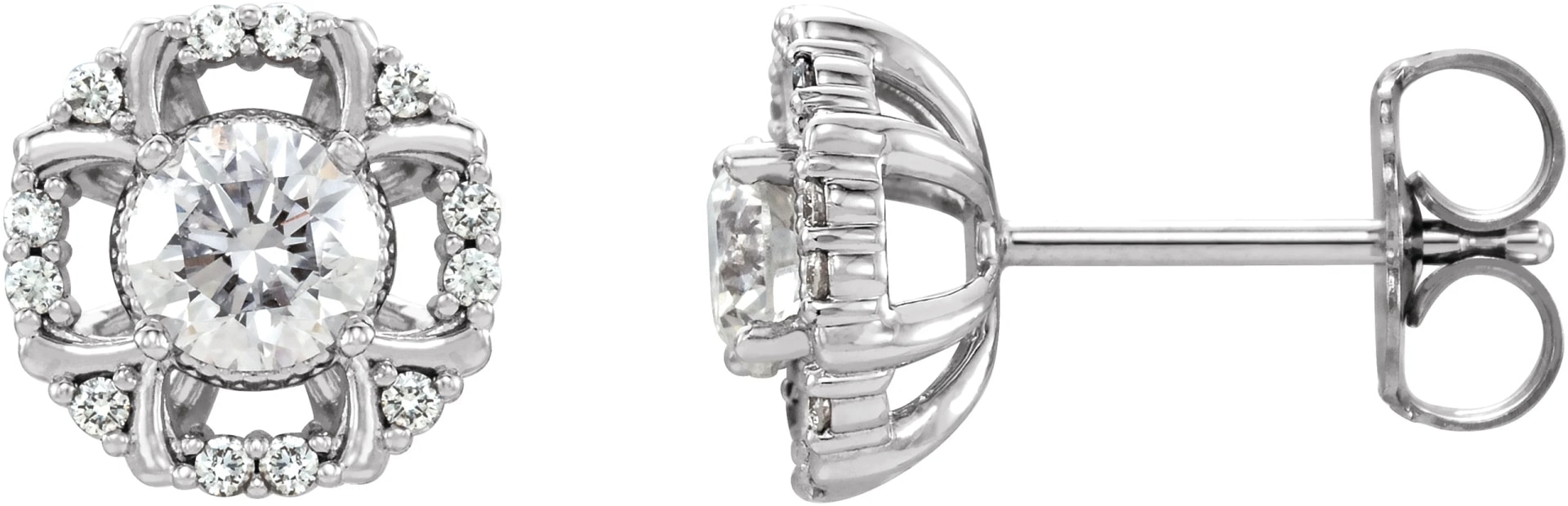 Halo-Style Earrings