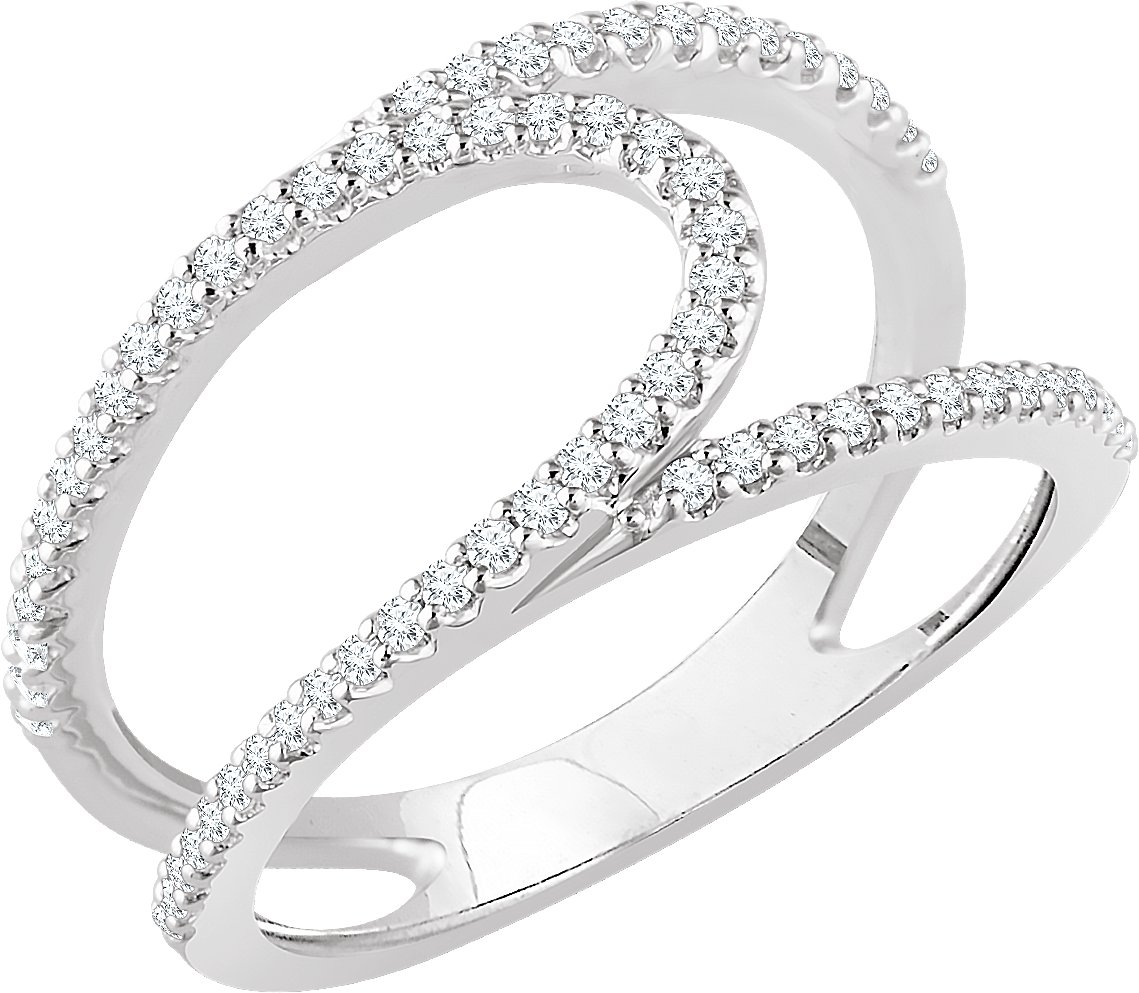 Accented Negative Space Ring