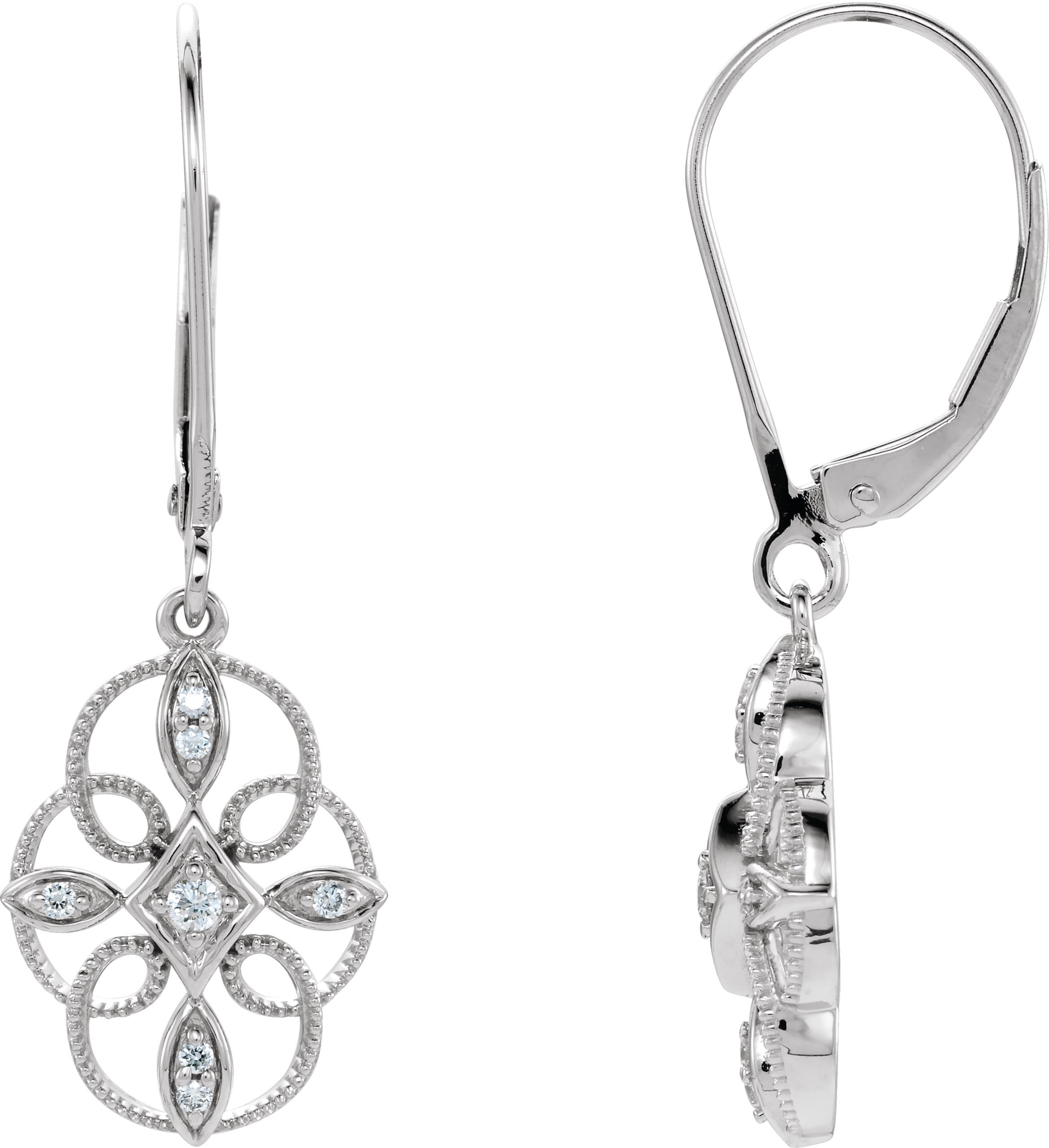 Granulated Filigree Earrings