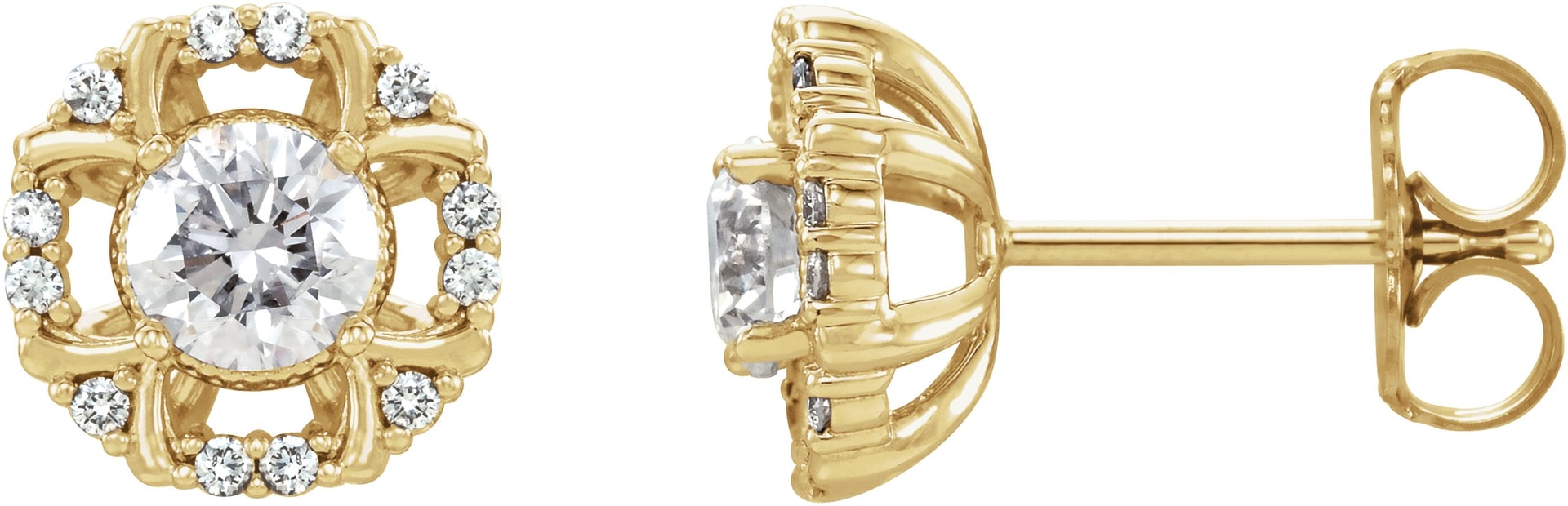 Halo-Style Earrings