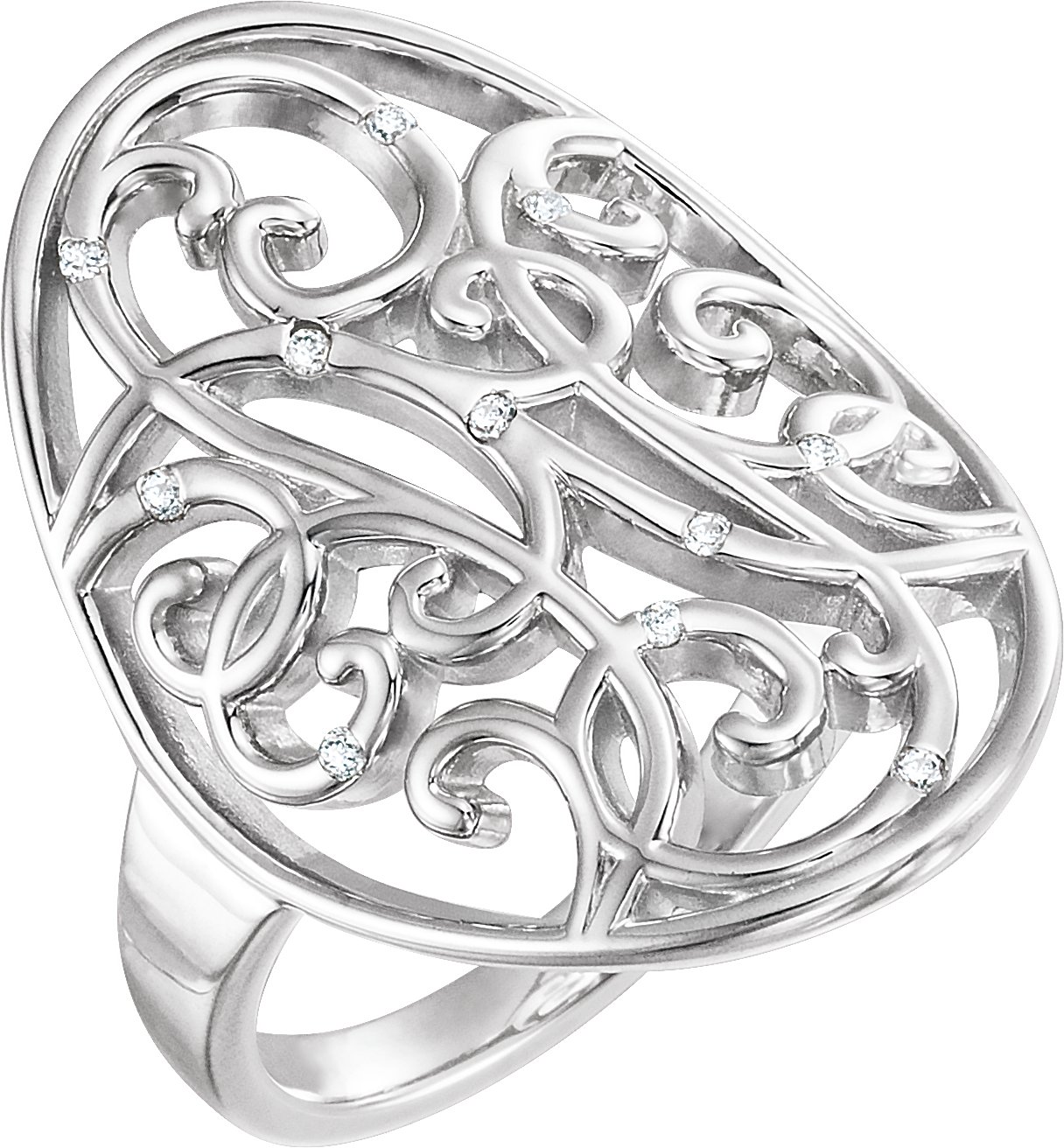 Filigree Scroll Ring
