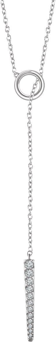 Circle & Bar Y Necklace
