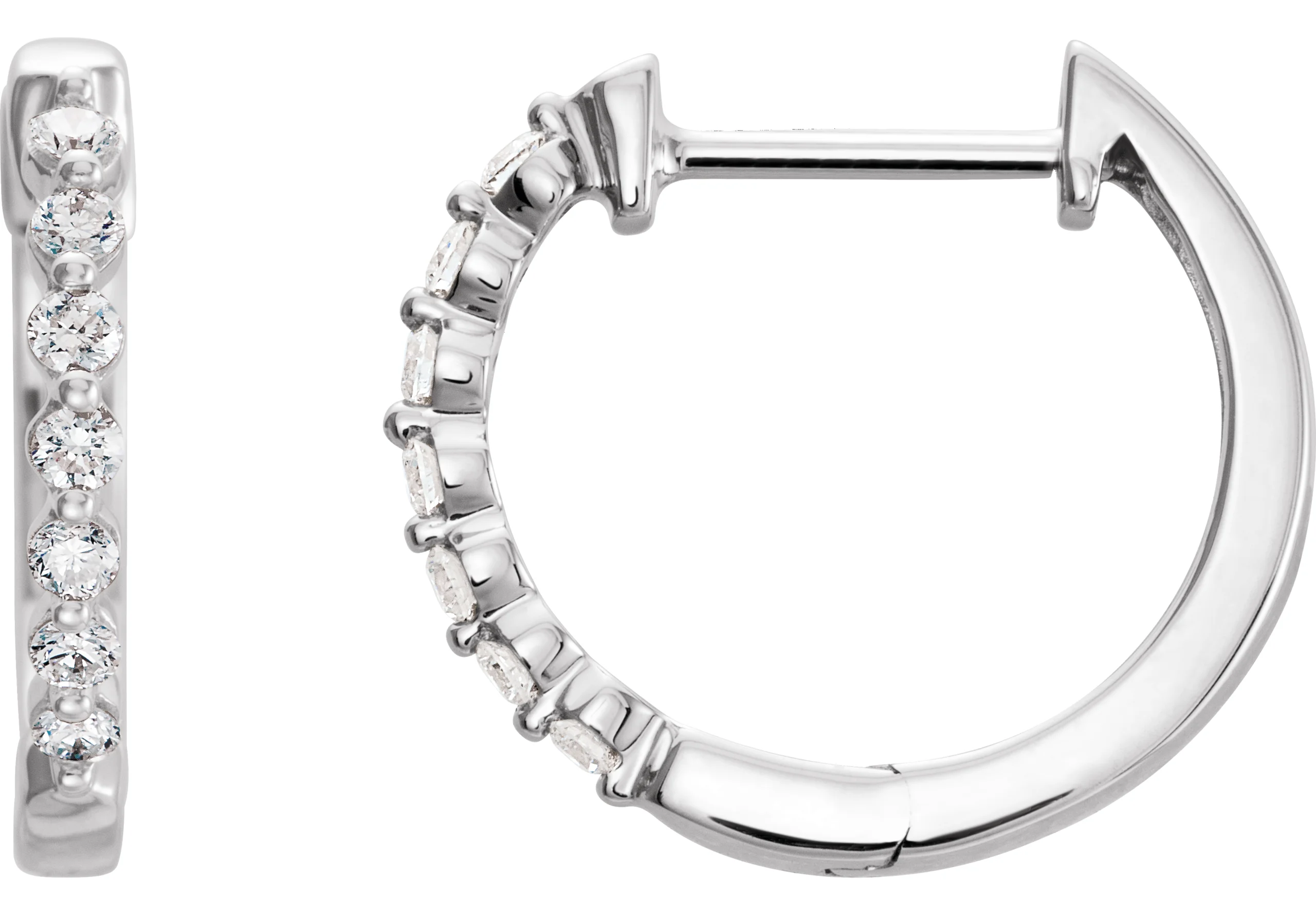 Accented Hoop Earrings