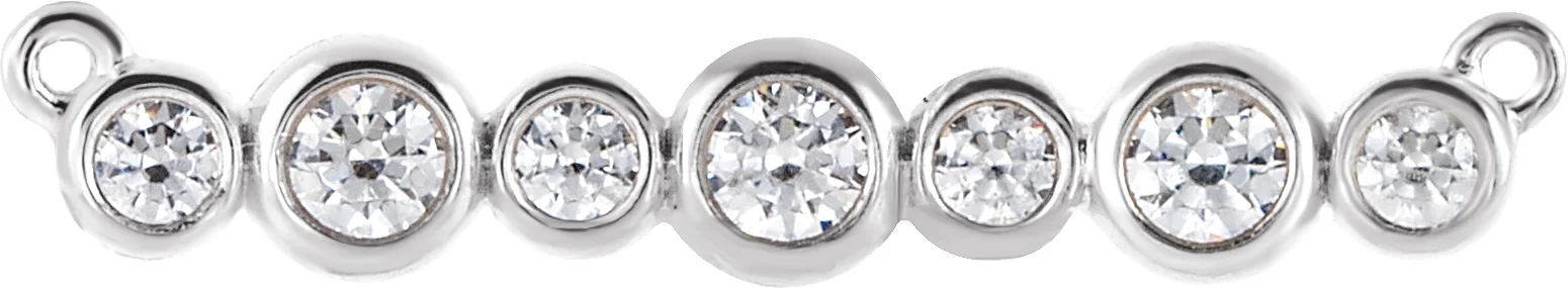 Bezel-Set Bar Necklace