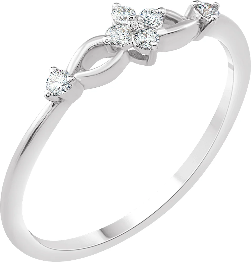 Floral Promise Ring