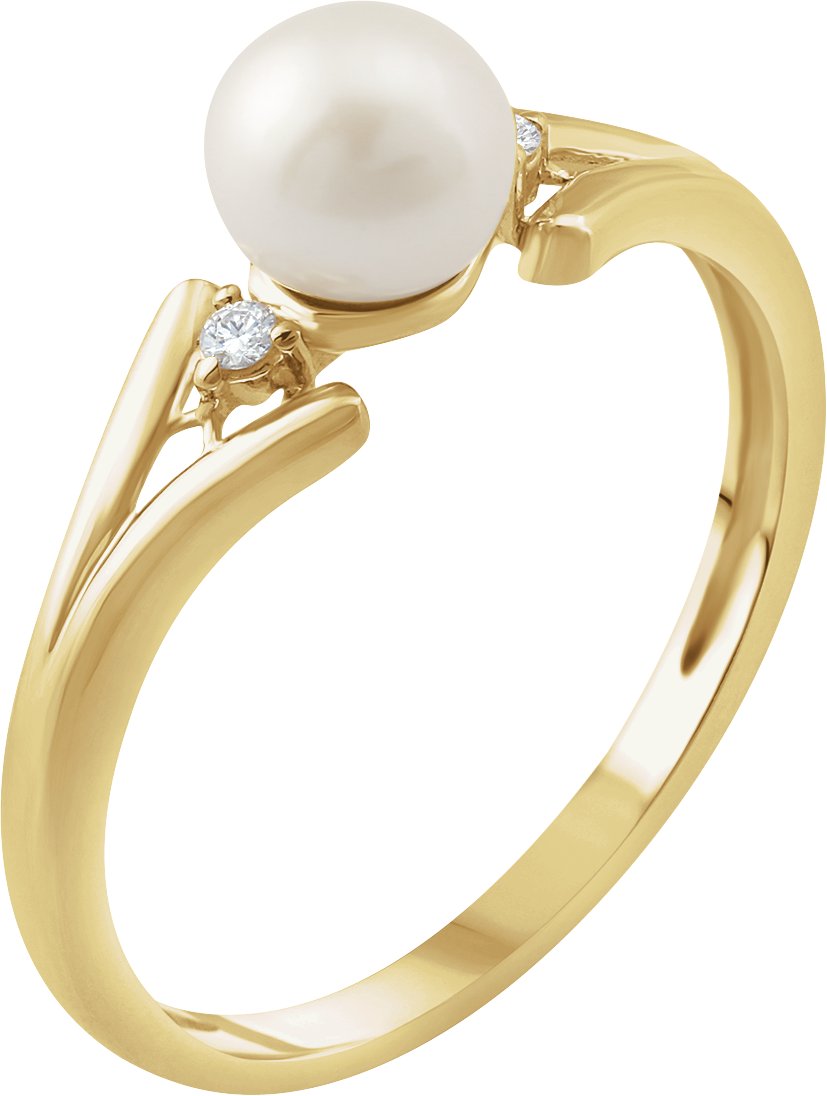 Accented Pearl Ring