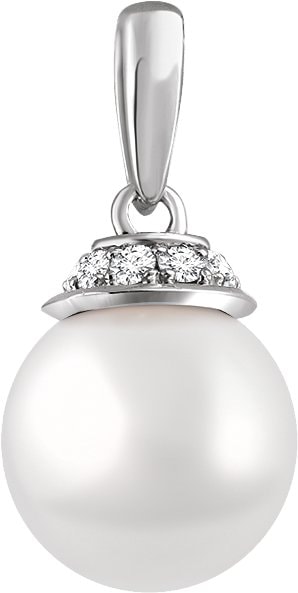 Accented Pearl Pendant