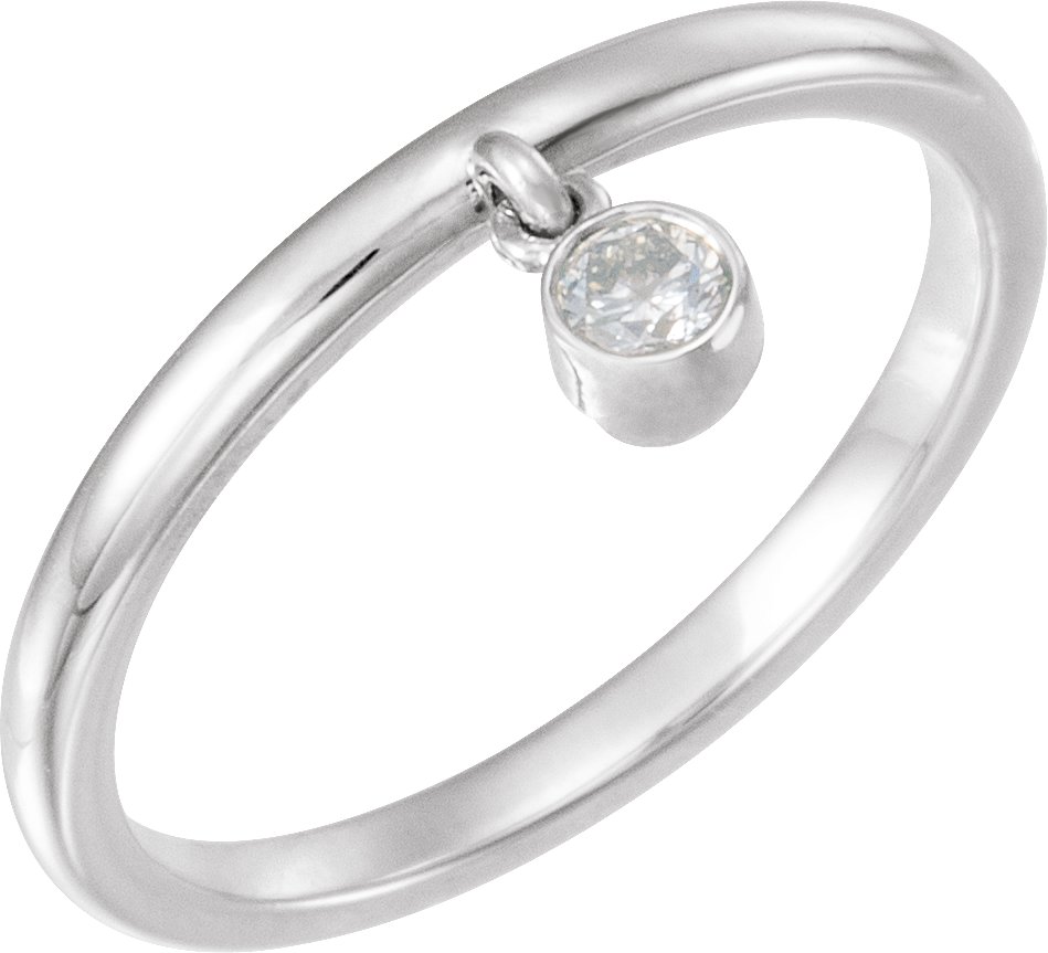 Solitaire Fringe Ring