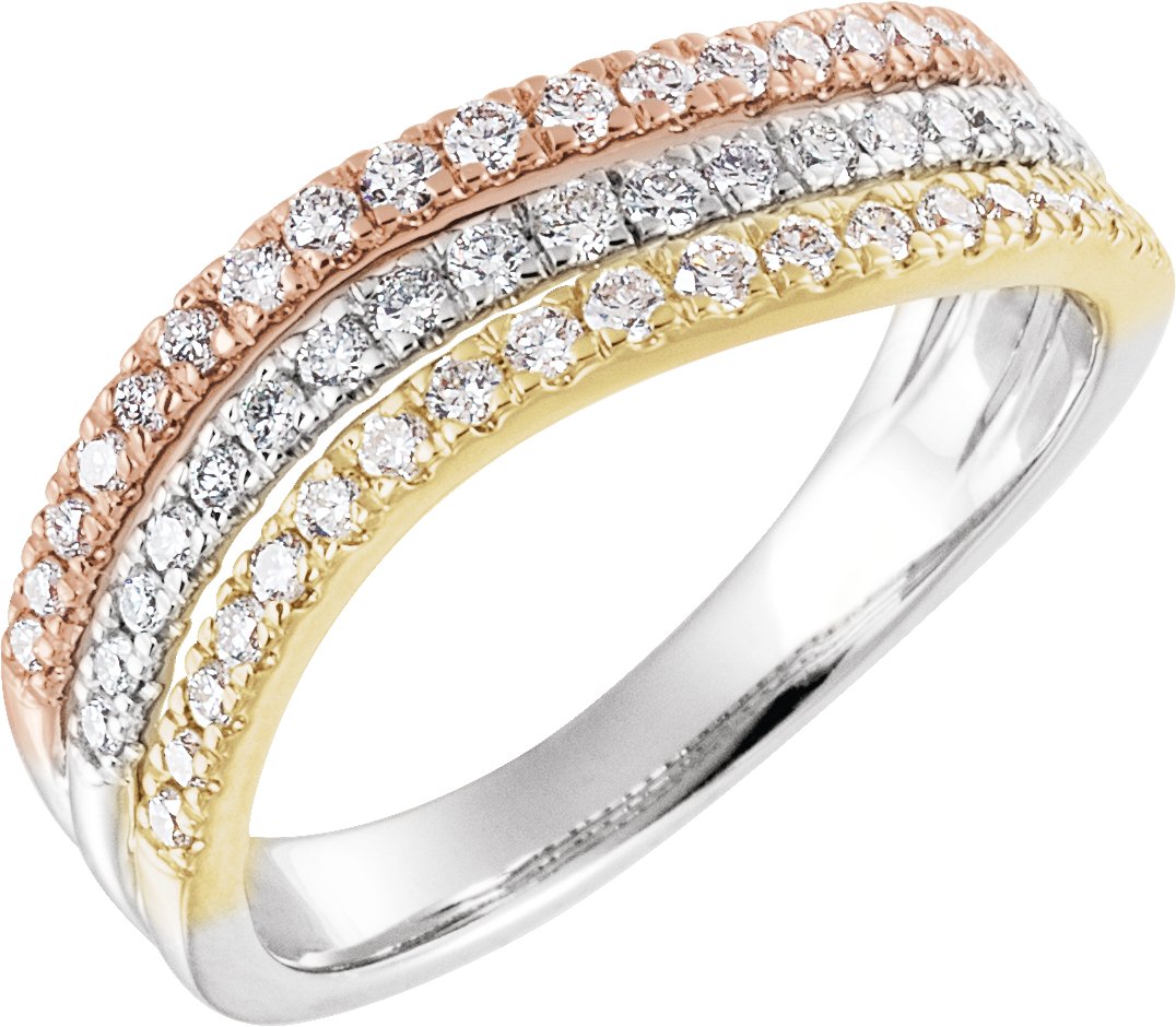 Accented Stacked Ring