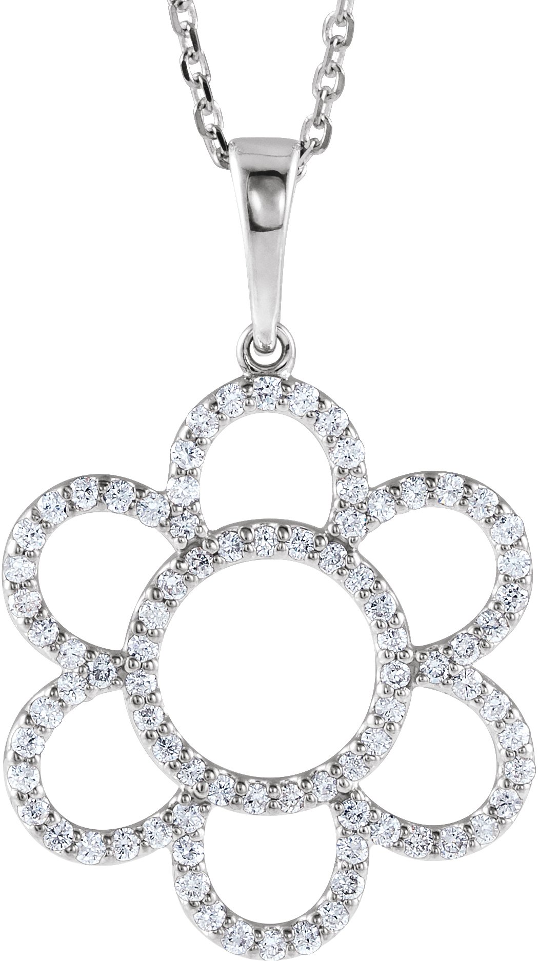 Accented Floral Necklace