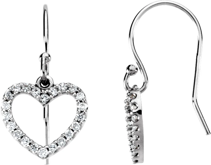 Accented Heart Earrings