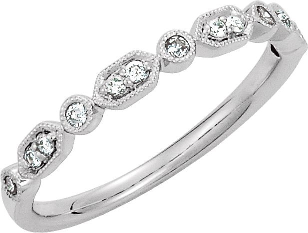 Accented Stackable Ring