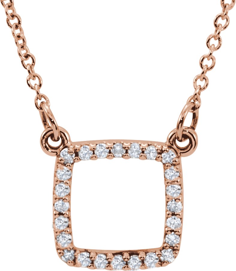 Square Necklace or Center