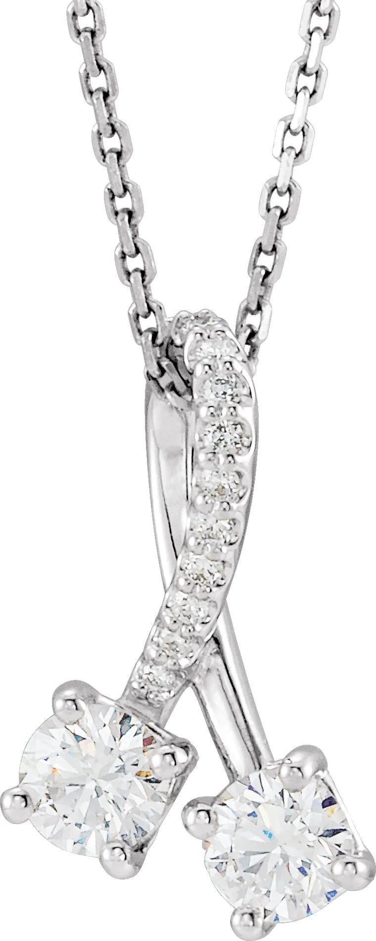 Two-Stone Necklace
