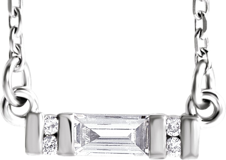 Accented Bar Necklace or Center