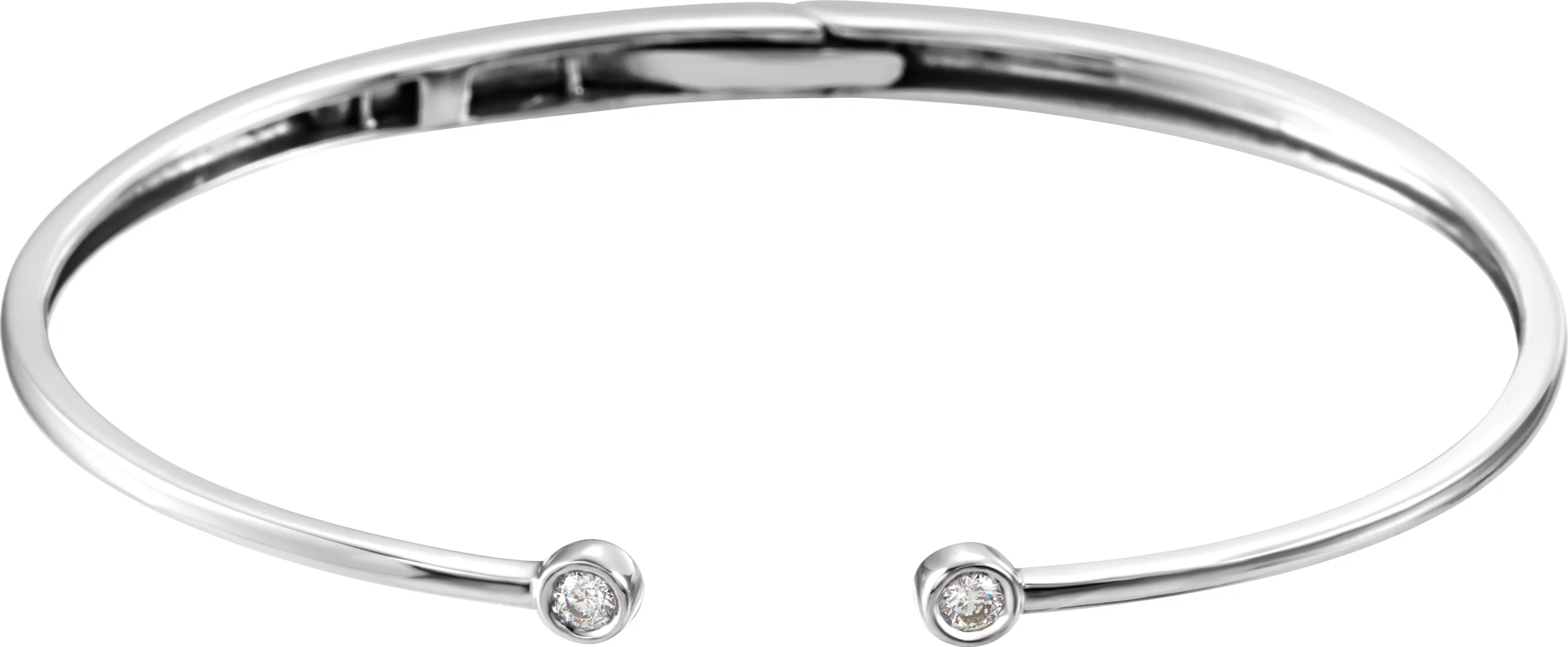 Accented Hinged Cuff Bracelet