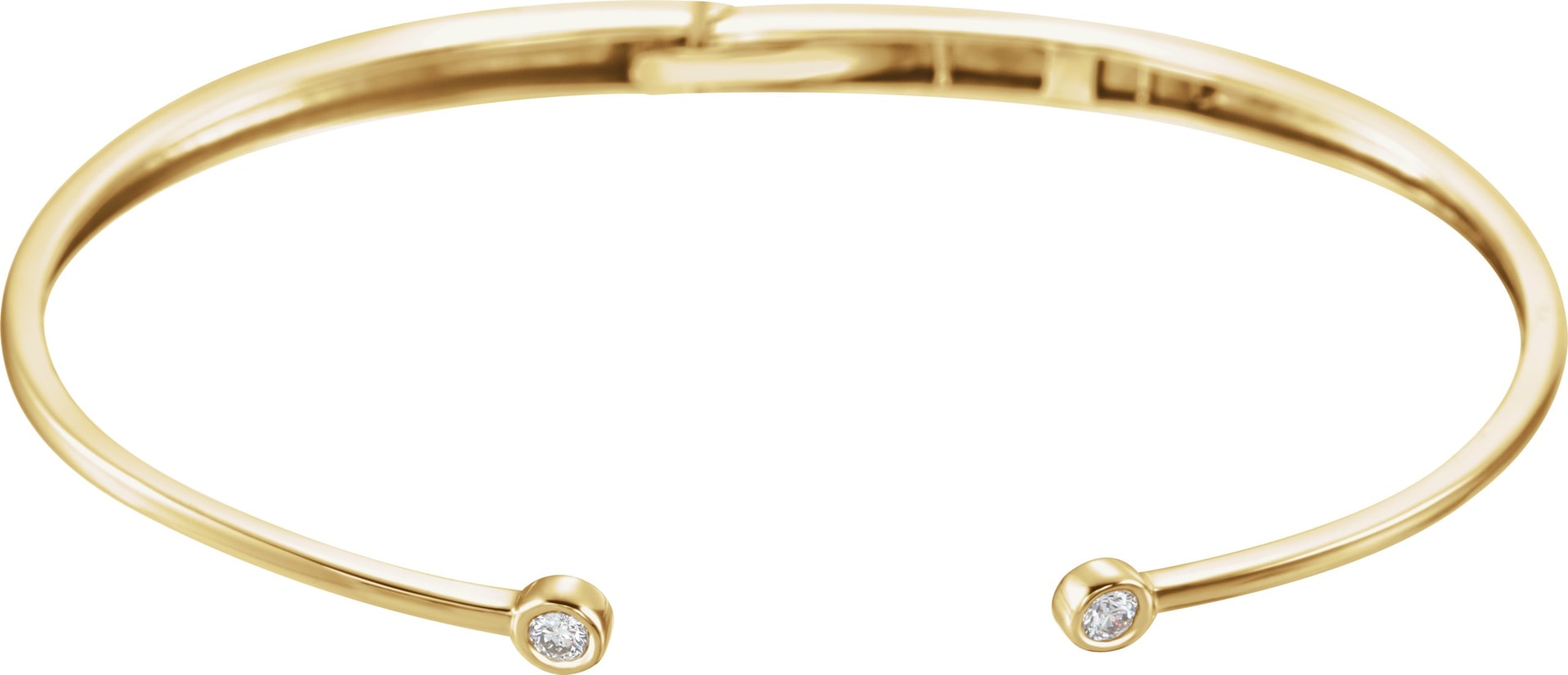 Accented Hinged Cuff Bracelet