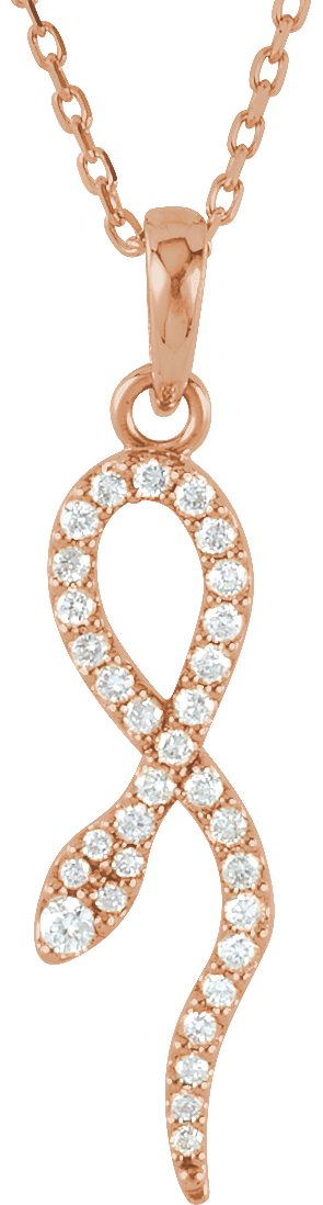 Petite Snake Necklace or Pendant