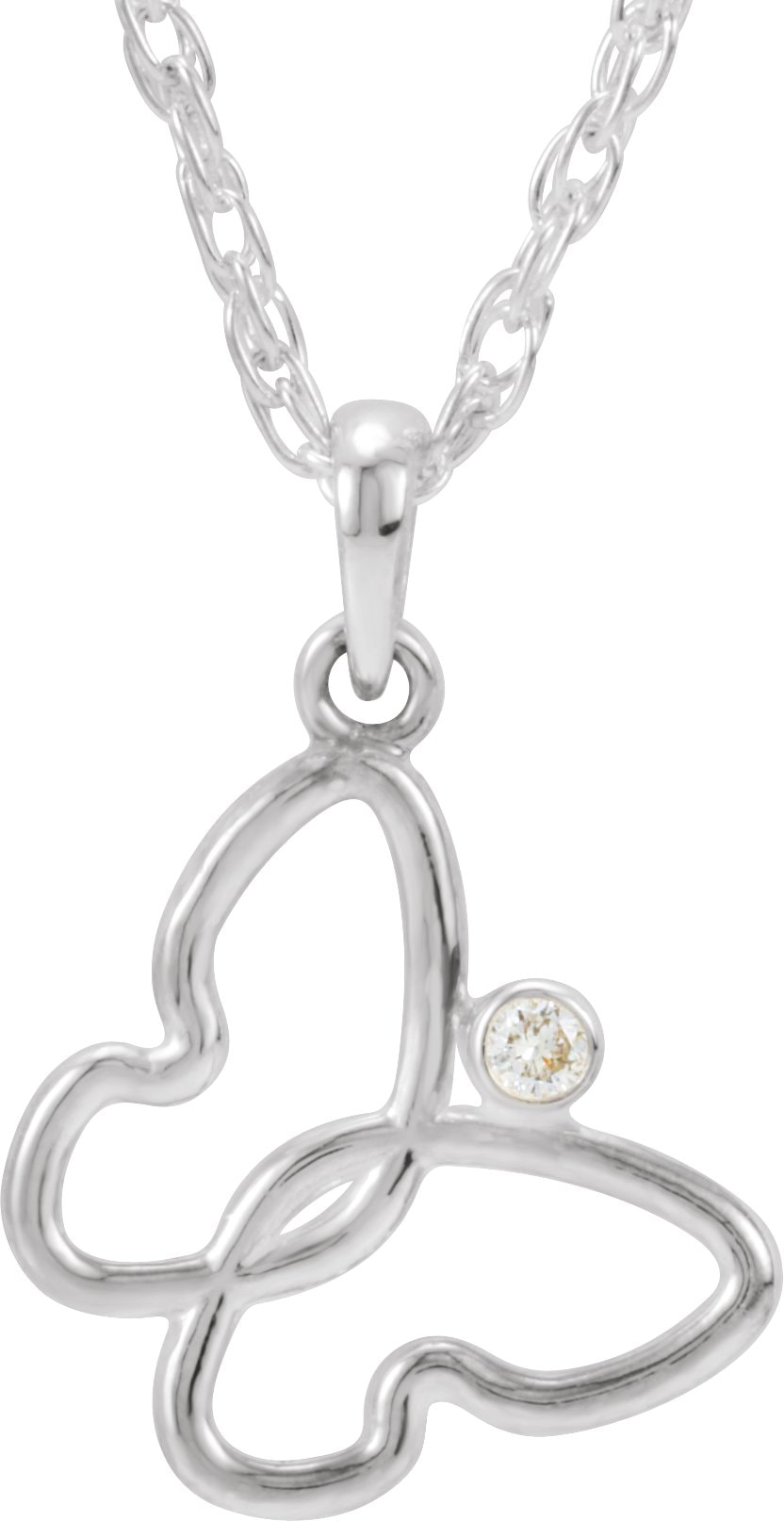 Butterfly Necklace or Pendant