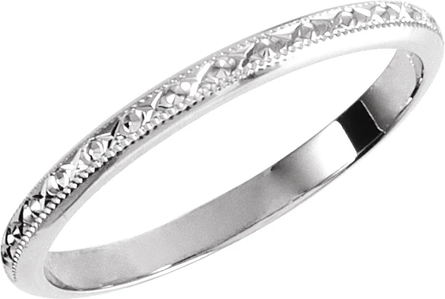 Milgrain Geometric Band
