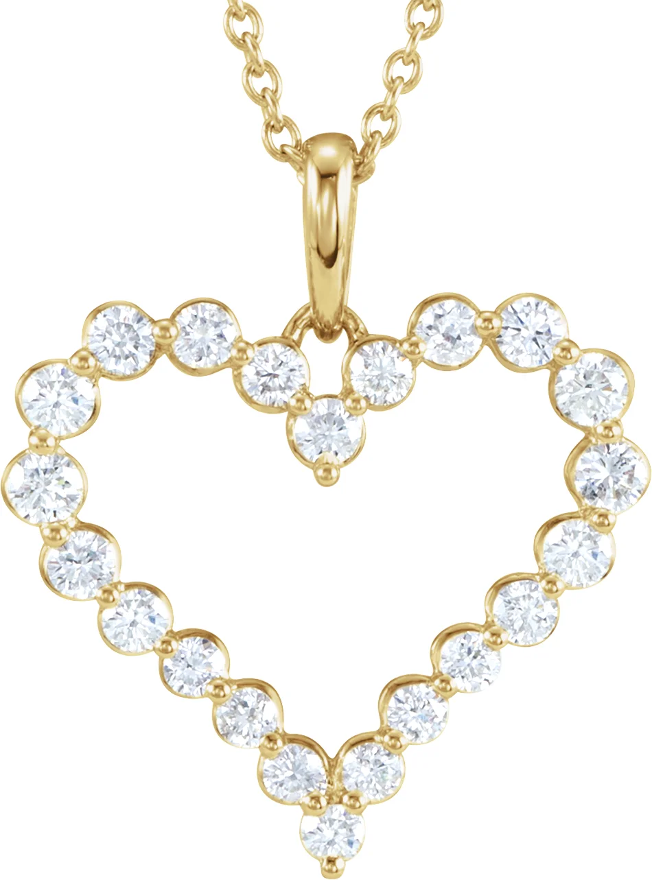 Accented Heart Necklace