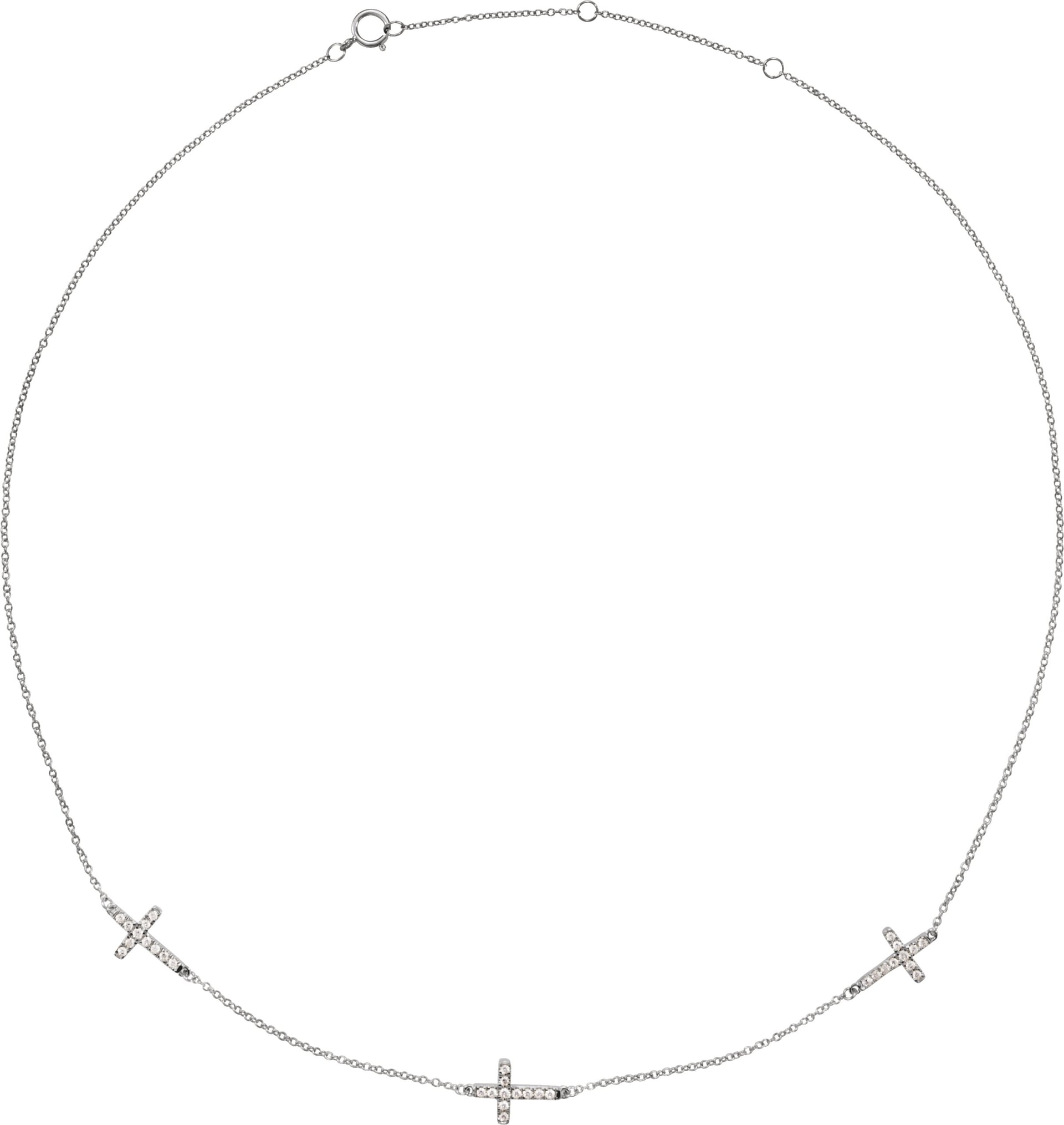 Cross Station Necklace