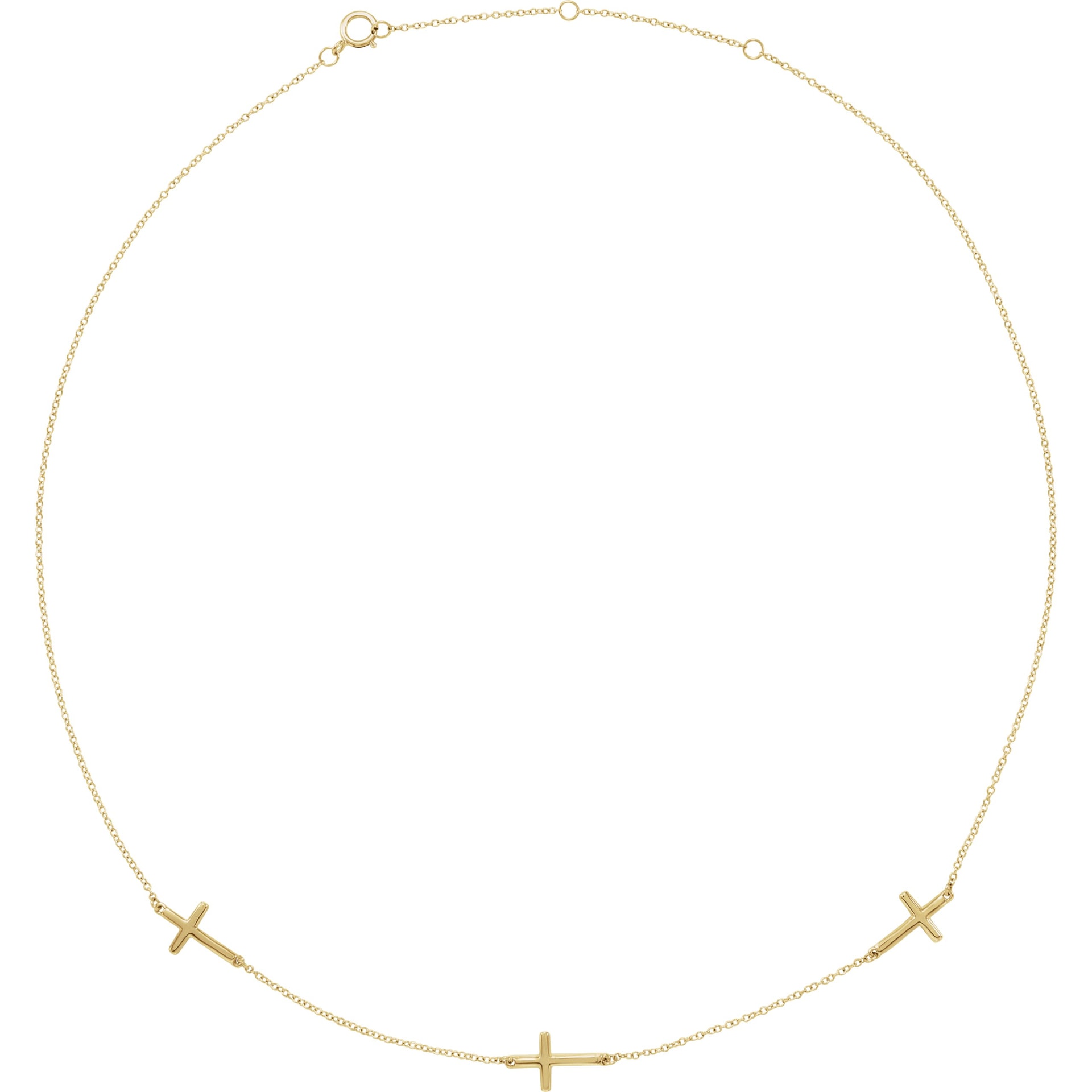 Cross Station Necklace