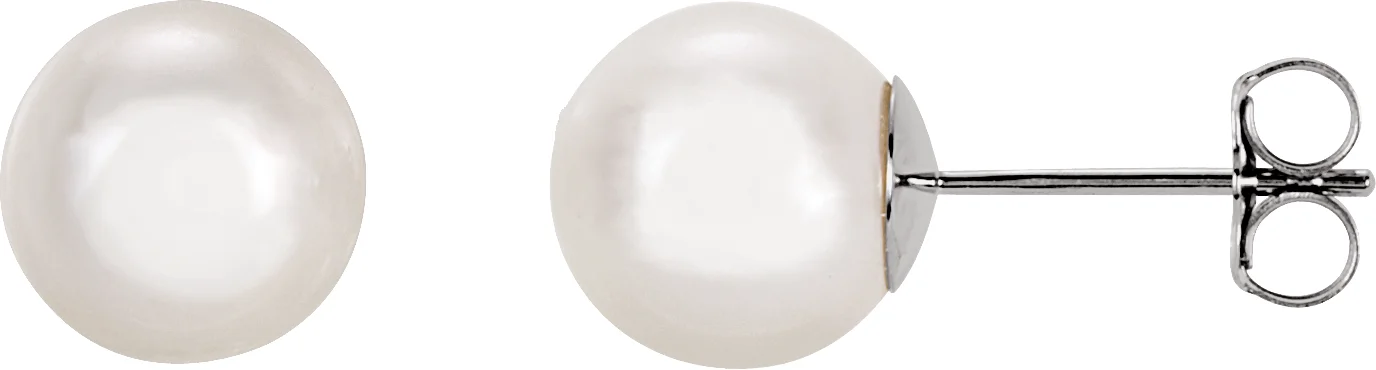 Pearl Stud Earrings