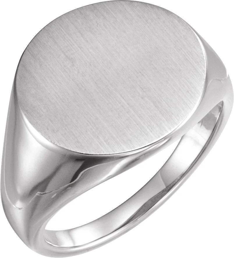 Round Signet Ring