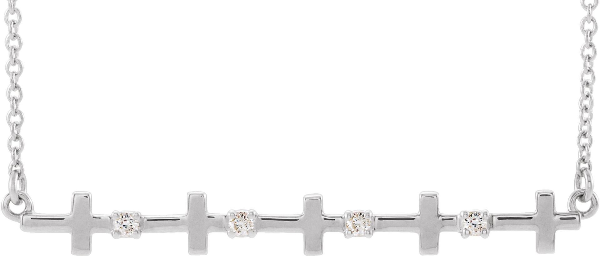 Cross Bar Necklace or Center