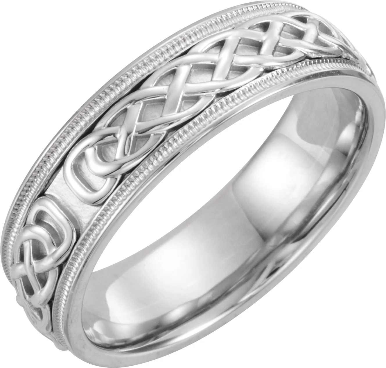 Milgrain Celtic-Inspired Band