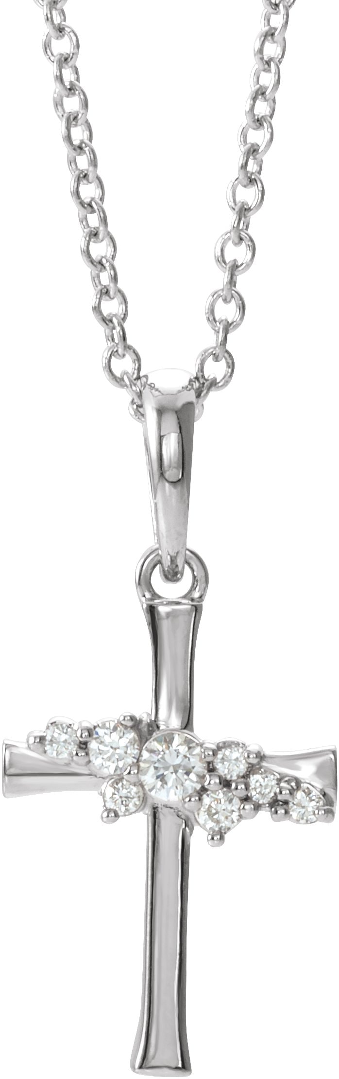 Cluster Cross Necklace or Pendant