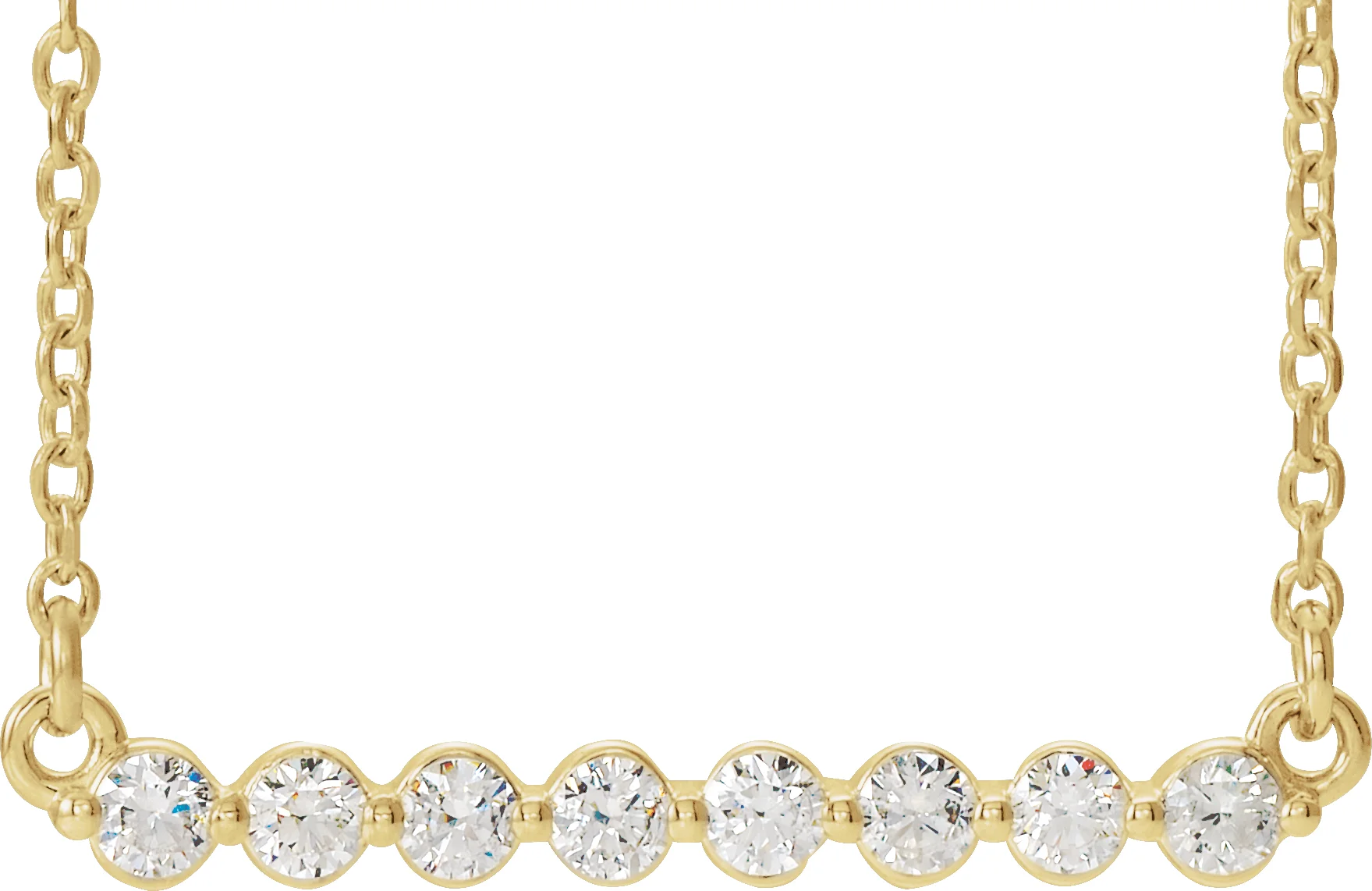 Accented Bar Necklace