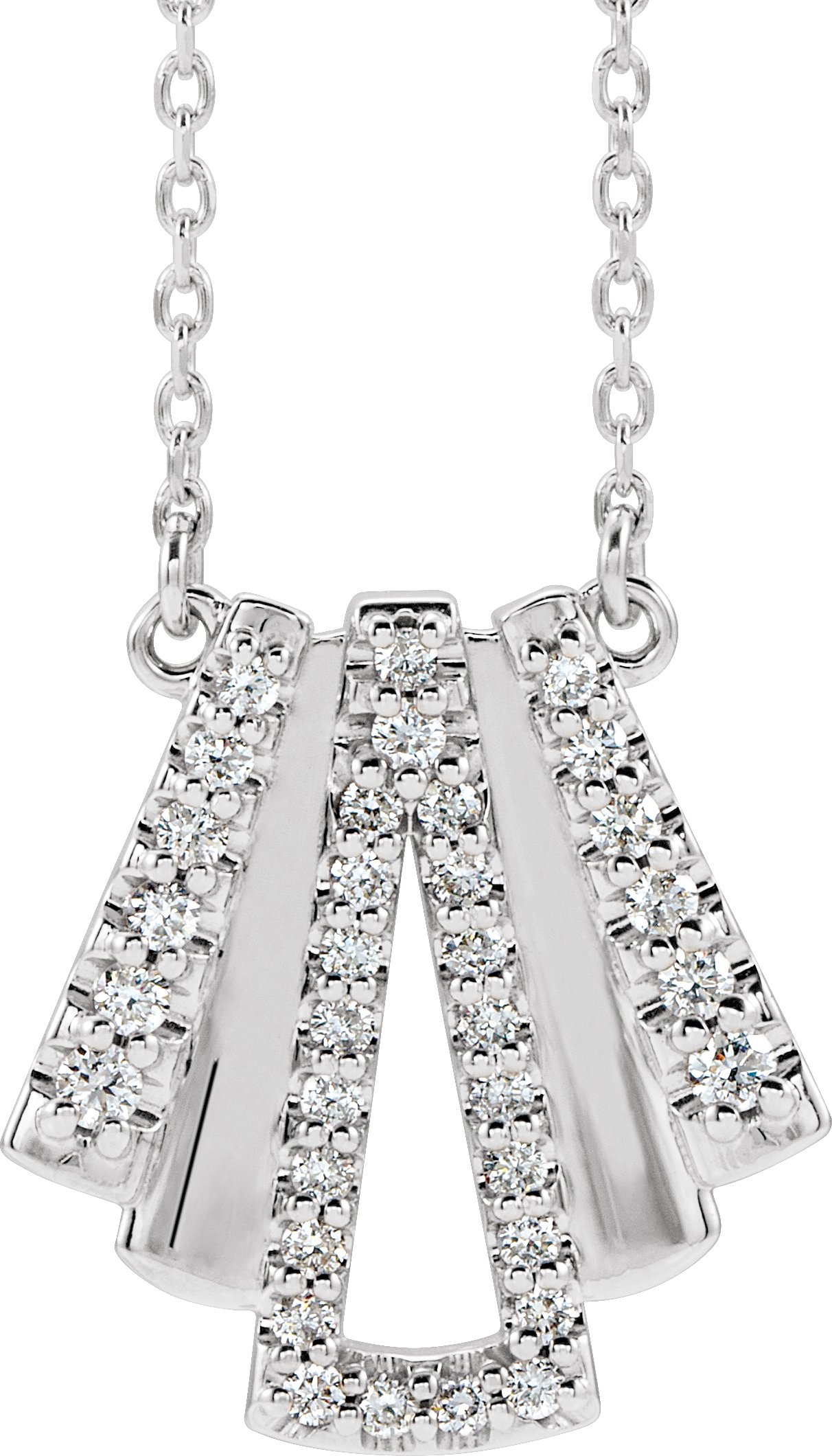 Accented Art Deco Necklace or Center