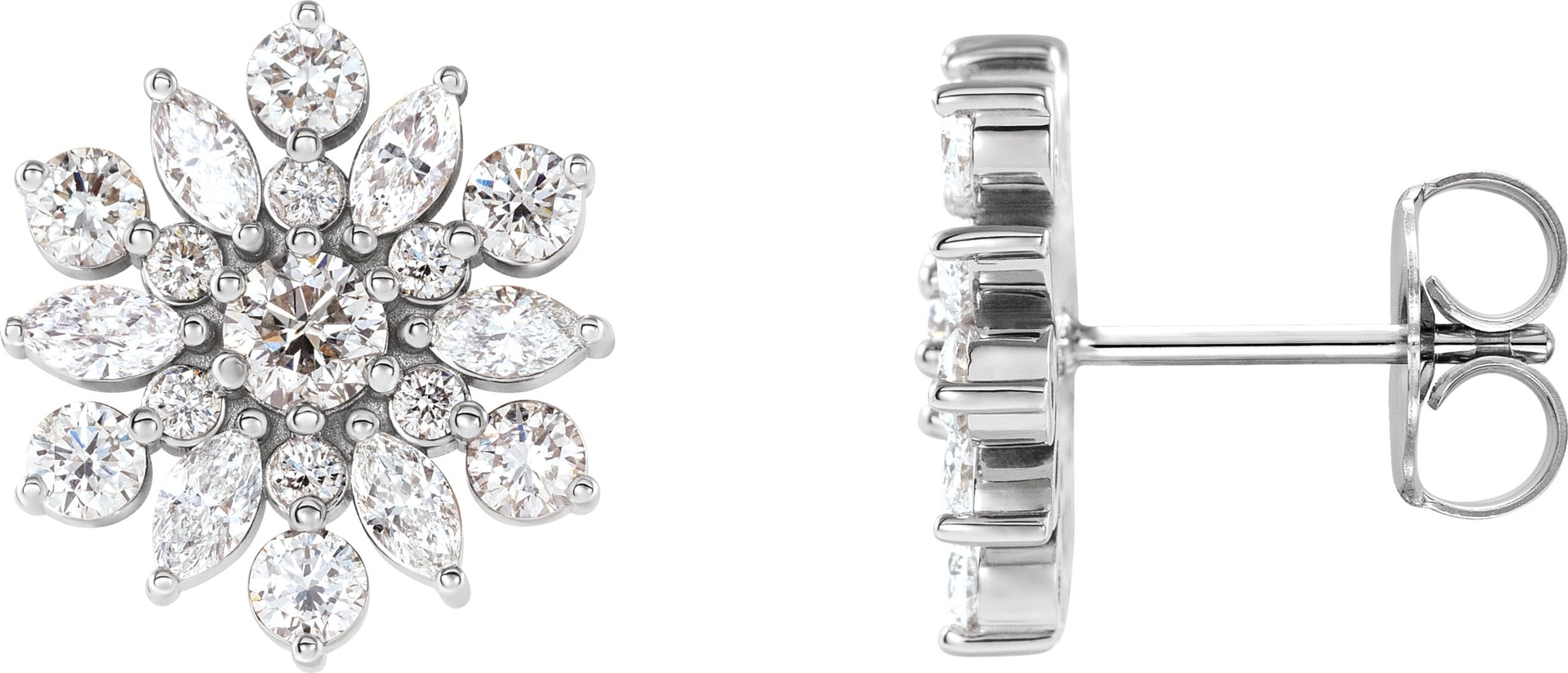 Vintage-Inspired Cluster Earrings