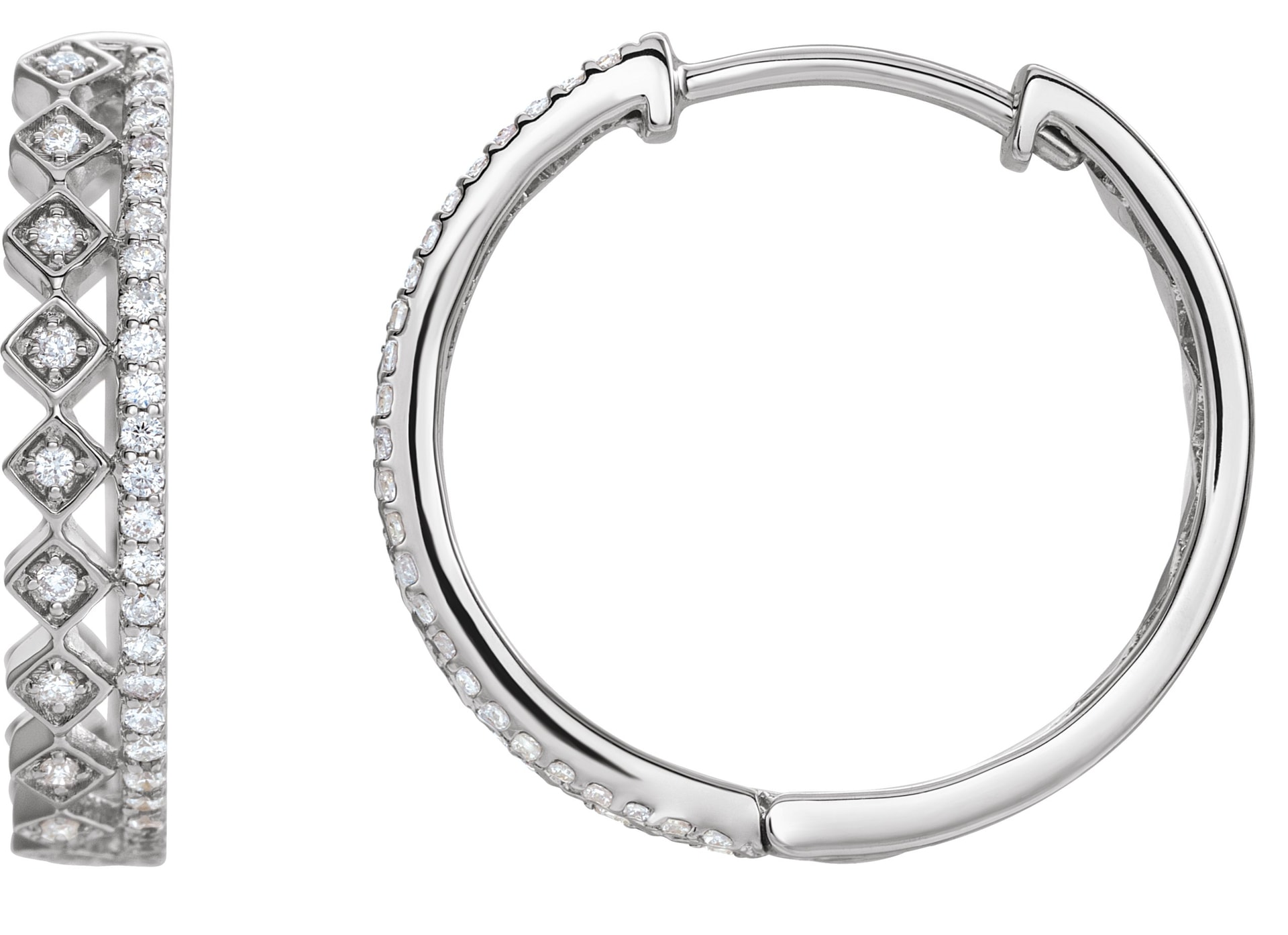 Geometric Hoop Earrings