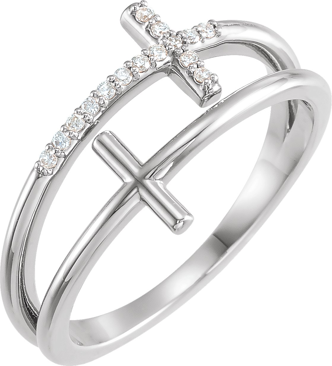 Sideways Cross Ring