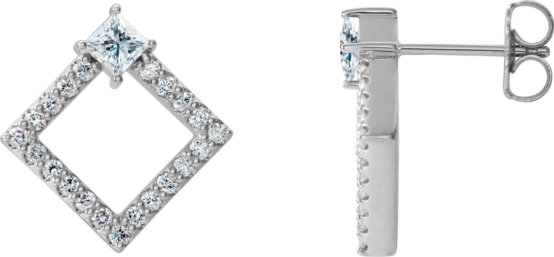 Accented Geometric Earrings