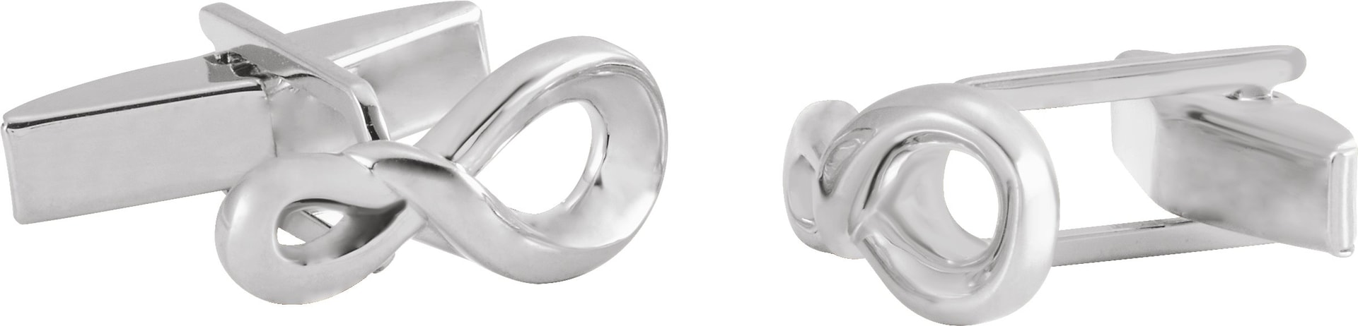 Infinity-Inspired Cuff Links